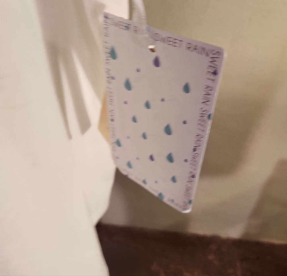 Sweet Rain White Short Sleeve Tee Love Script Eyelet Sleeves 2X - Picture 5 of 7
